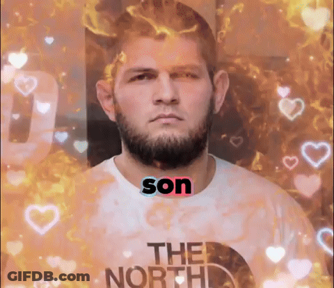 Man With Beard Wearing Son Shirt GIF