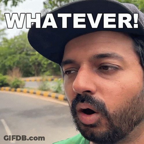 Man With Beard Wearing Whatever Hat GIF