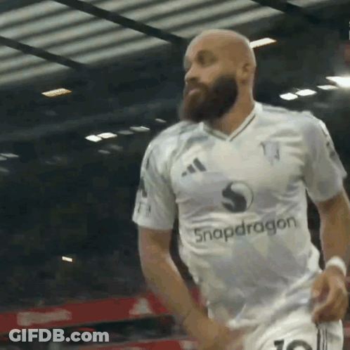 Man With Beard Wears Snapdragon Shirt GIF