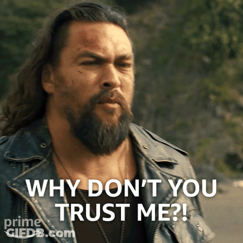 Man With Beard Why Don't You Trust Me GIF