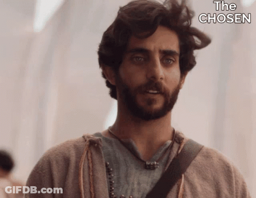 Man With Beard With Words The Chosen GIF