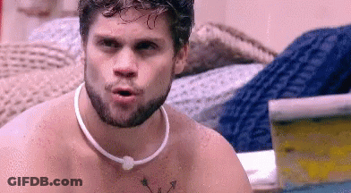 Man With Big Afro Dancing In Crowd GIF