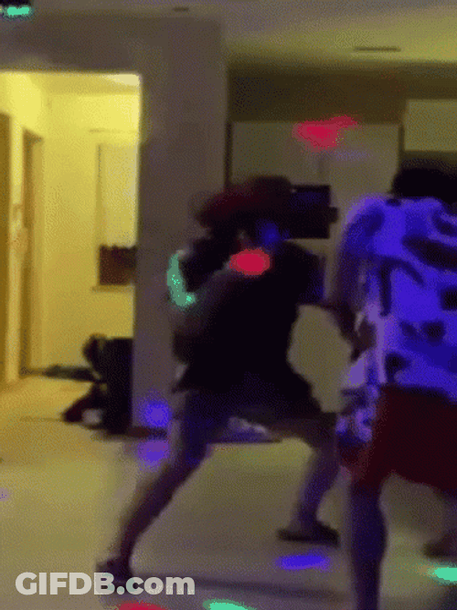 Man With Big Hat Crazy Dancing GIF