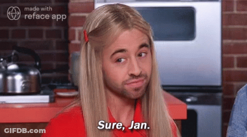 Man With Blonde Hair And Beard Saying Sure Jan GIF