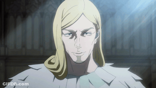 Man With Blonde Hair And White Feathers GIF