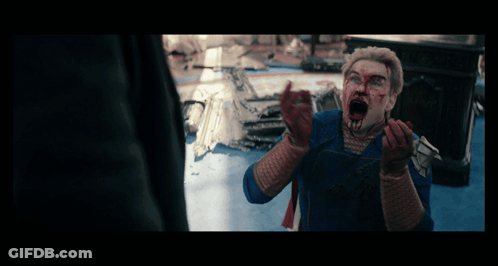 Man With Blood Coming Out Of Face GIF