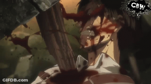 Man With Blood Coming Out Of Mouth CBN Logo GIF