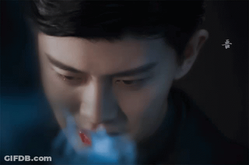 Man With Blood In Mouth GIF