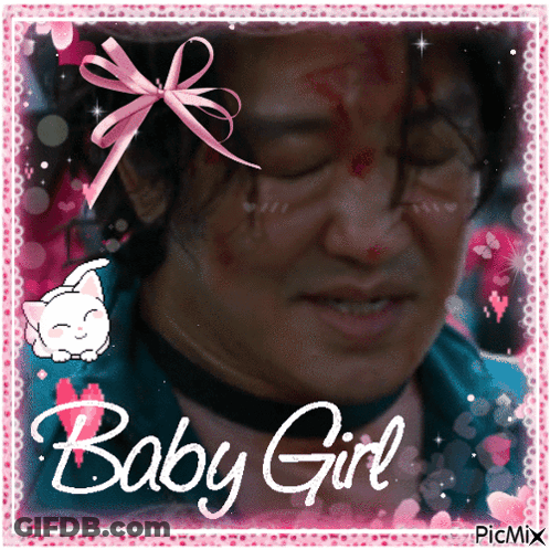 Man With Blood On Face Baby Girl GIF