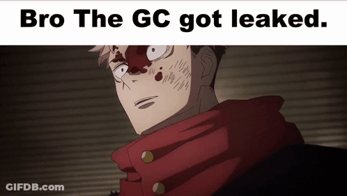 Man With Blood On Face Bro The GC Got Leaked GIF