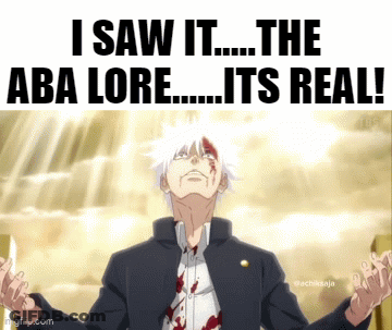 Man With Blood On Face Saying I Saw It The Aba Lore Its Real GIF