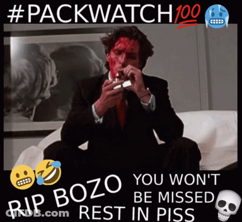 Man With Blood On Face Smoking #Packwatch100 GIF