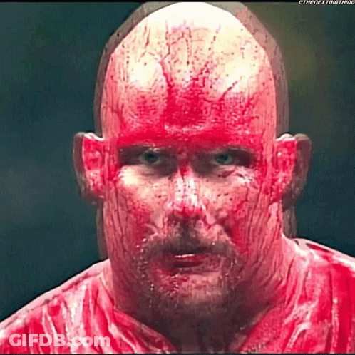 Man With Blood On Face The Next Thing GIF