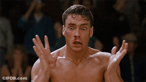 Man With Bloody Nose Shocked GIF