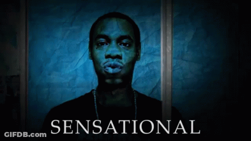 Man With Blue Background GIF