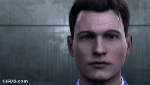 Man With Blue Circle On Forehead GIF