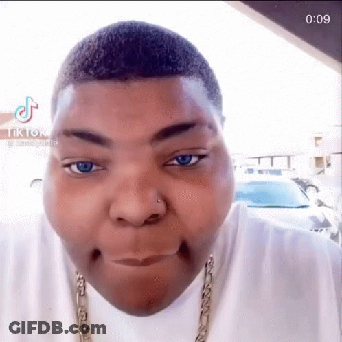 Man With Blue Eyes And Gold Chain GIF