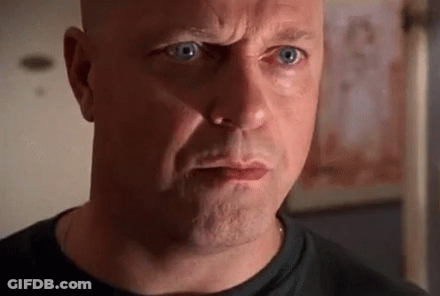 Man With Blue Eyes Making Funny Face GIF