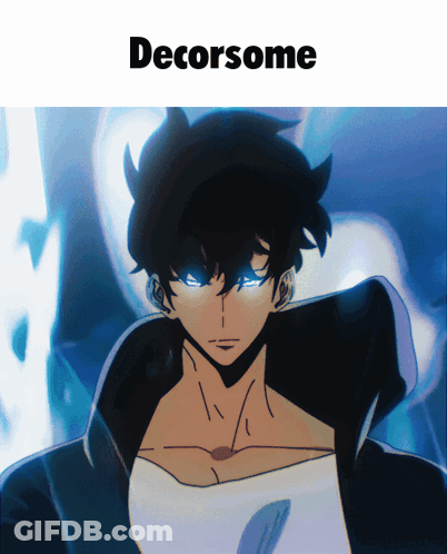 Man With Blue Eyes Saying Decorsome GIF
