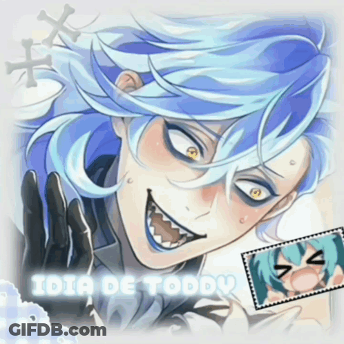 Man With Blue Hair Idia De Toddy GIF