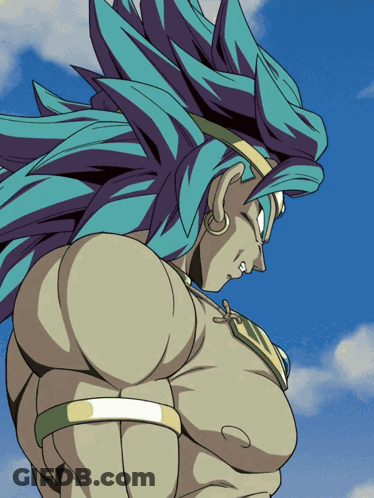 Man With Blue Hair GIF