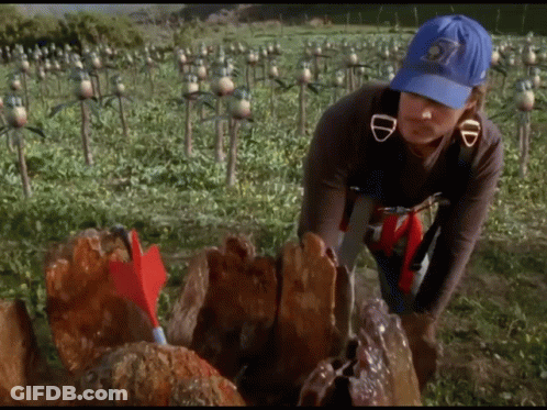 Man With Blue Hat Letter D GIF