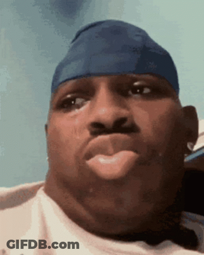 Man With Blue Headband GIF