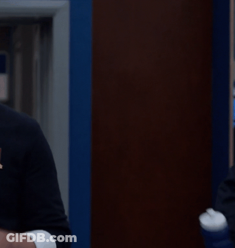 Man With Blue Water Bottle Featuring Deer GIF