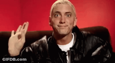 Man With Boombox Saying I Am Lil Slim Shady GIF