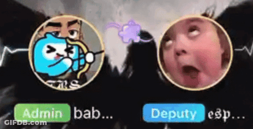 Man With Bow And Arrow And Surprised Woman In Circles GIF