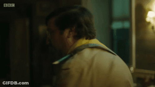 Man With Bow And Arrow Saying Cheeky Little Bllighter GIF