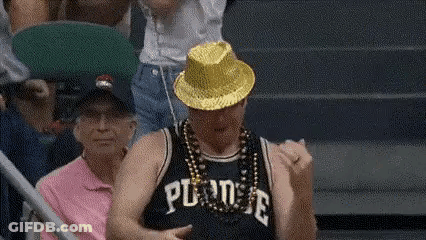 Man With Boxing Gloves And Sunglasses Saying It's Baby Time GIF
