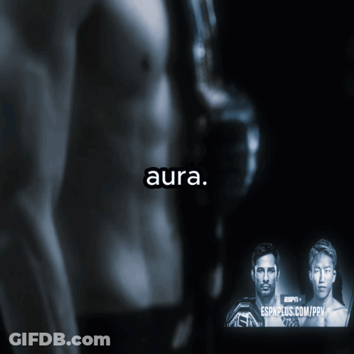 Man With Boxing Gloves Saying Aura GIF