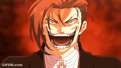 Man With Braces Laughing With Mouth Open GIF