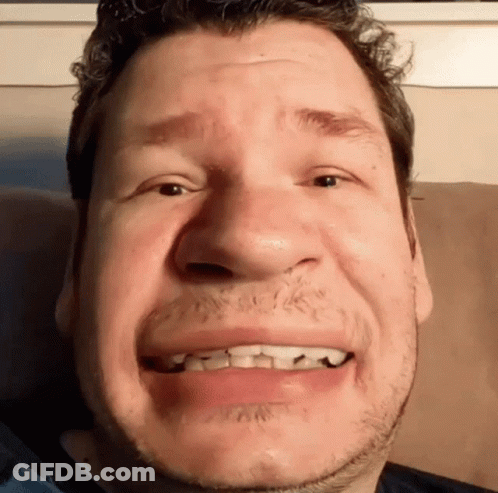 Man With Braces Smiling Funny Face GIF