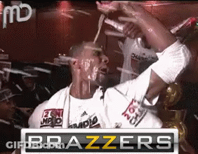 Man With Brazzers Logo GIF