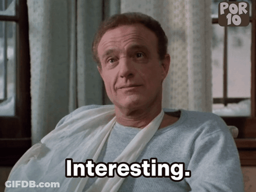 Man With Broken Arm In Hospital Bed Says Interesting GIF
