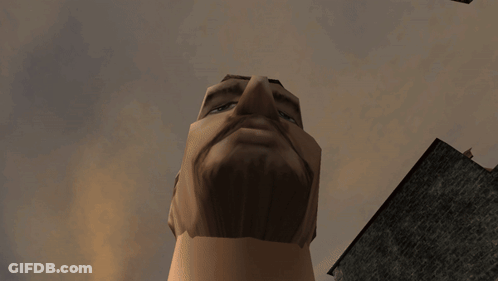Man With Broken Window Background GIF