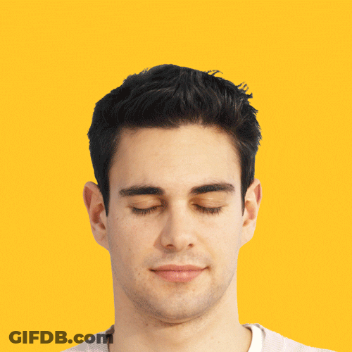 Man With Burger Brain GIF