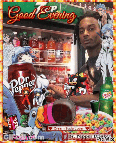 Man With Can Of Dr. Pepper GIF