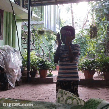 Man With Candle On Head Saying Sell That House GIF