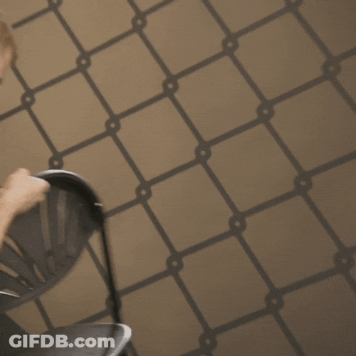 Man With Chair Sit Down GIF