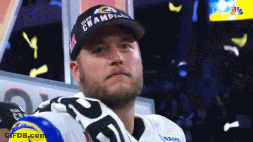 Man With Champions Hat GIF
