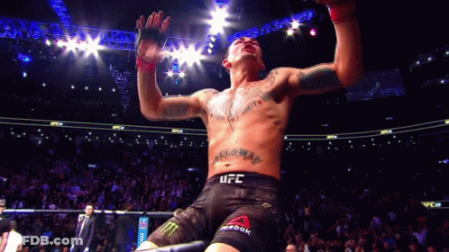 Man With Chest Tattoo In Reebok Shorts GIF