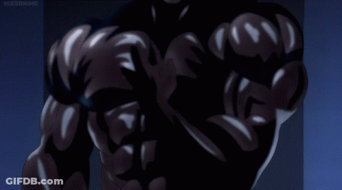 Man With Chest Tattoo Saying Time Has Come To Shine GIF