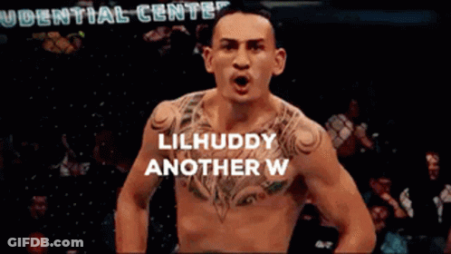 Man With Chest Tattoo Says Lilhuddy Another W GIF