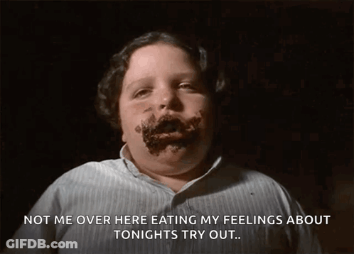 Man With Chocolate On Face Eating Feelings GIF