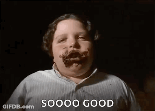 Man With Chocolate On Face Making So Good Gesture GIF