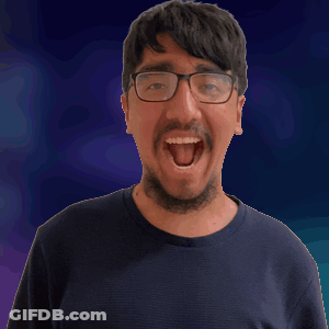 Man With Closed Eyes And Smile GIF