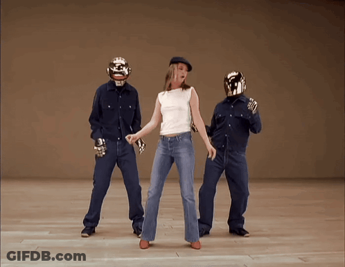 Man With Cordis-Due Shirt GIF